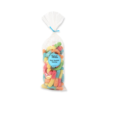 Second photo of Sour Mini Neon Gummi Worms 