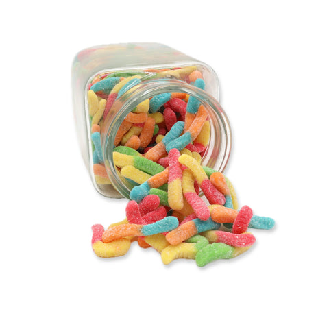Third photo of Sour Mini Neon Gummi Worms 