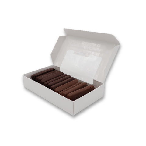 Second photo of Milk and Dark Chocolate Orange Jelly Sticks 