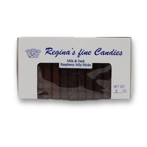 Third photo of Milk and Dark Chocolate Raspberry Jelly Sticks 